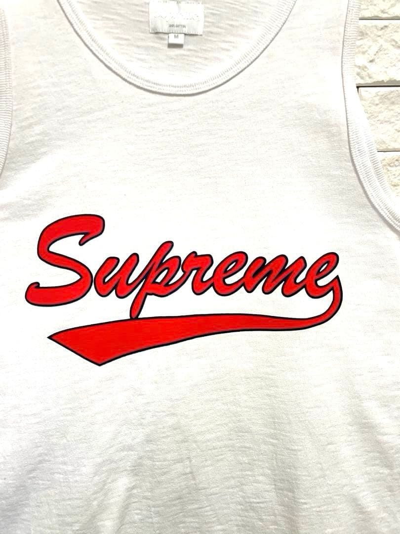 Supreme タンクトップ 16ssホワイト/メンズＭ