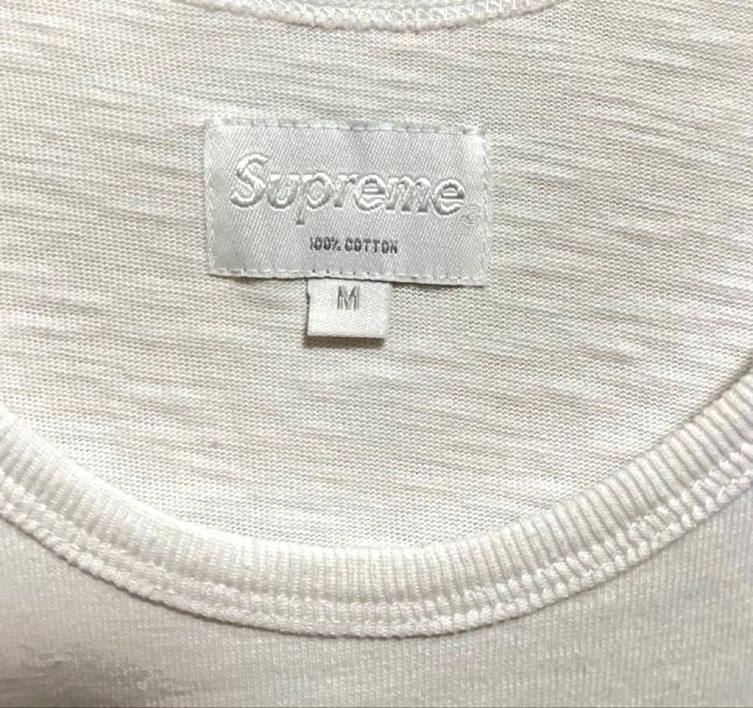 Supreme タンクトップ 16ssホワイト/メンズＭ