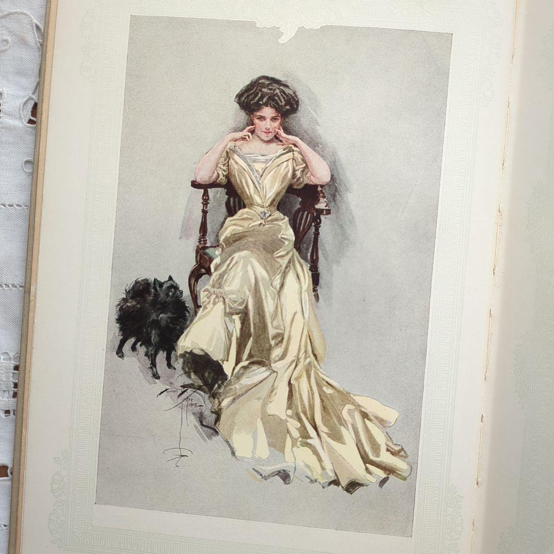 稀少1908アンティーク 画集 絵本 洋書 児童書 ヴィクトリアン ヴンテージ