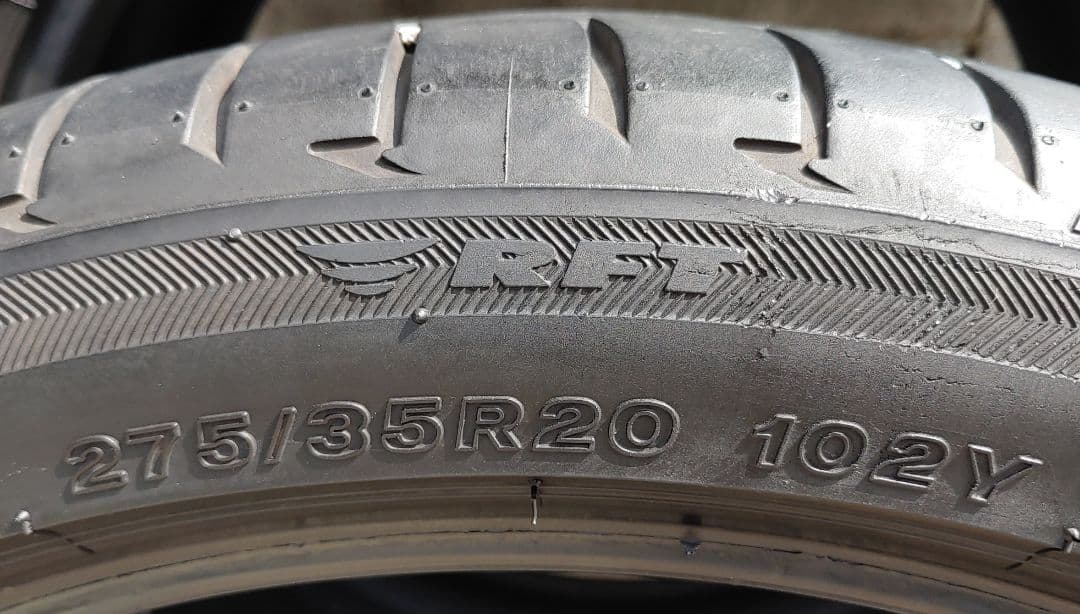 タイヤ・ホイール MARU BS POTENZA S001 RFT 275/35R20