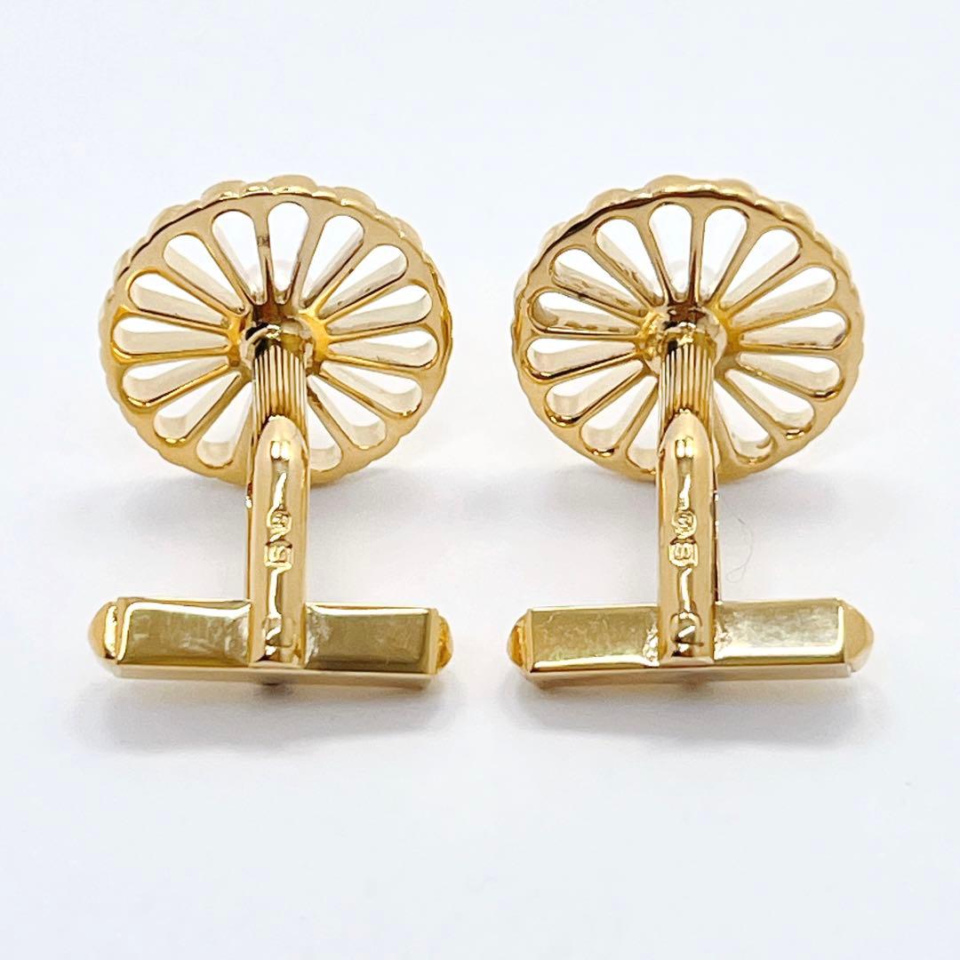 極美品✨MIKIMOTO ミキモト パール　カフス　菊紋　皇室御用達ブランド