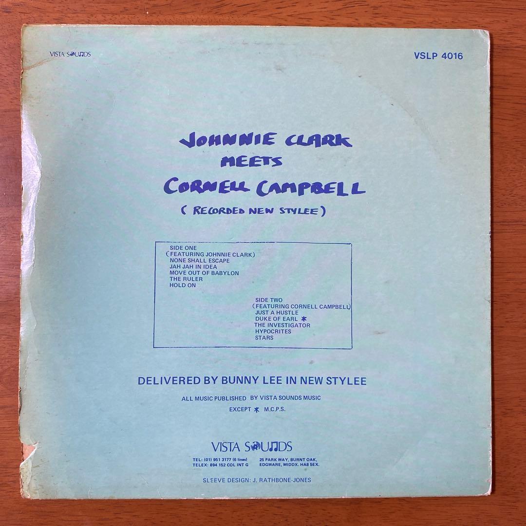 激レア　Johnnie Clark Meets Cornell Campbell