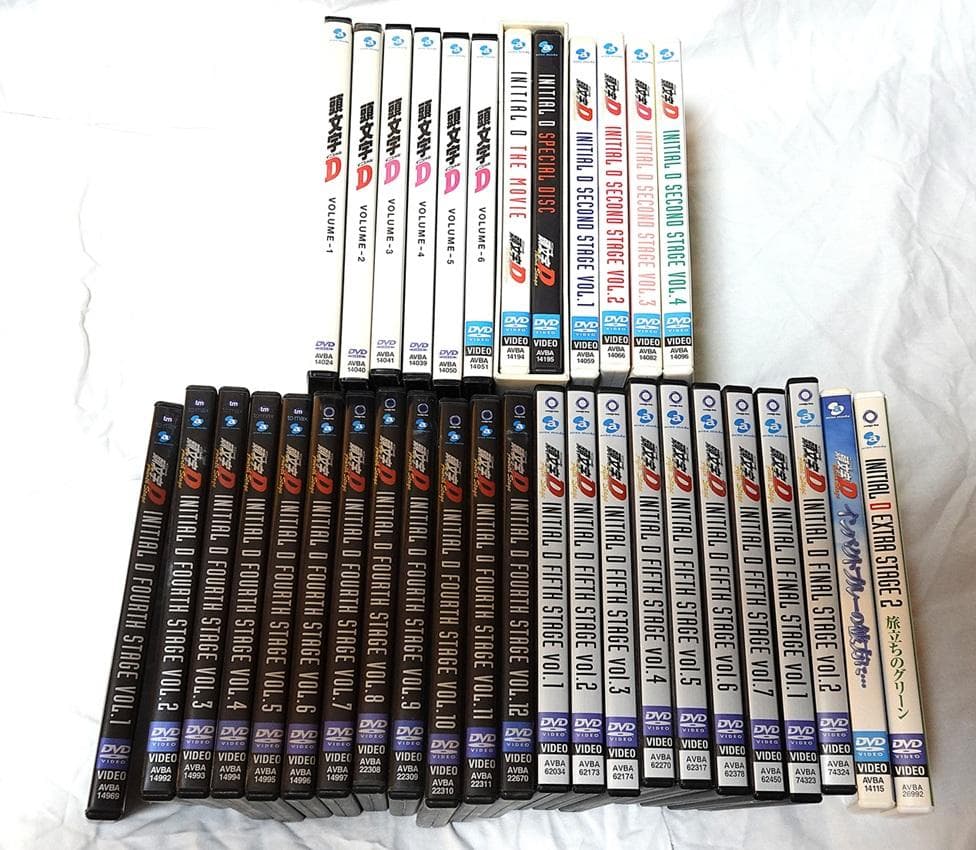 急募！元払発送】超美品！「イニシャルD」1st〜ファイナルDVD全35巻セット♪