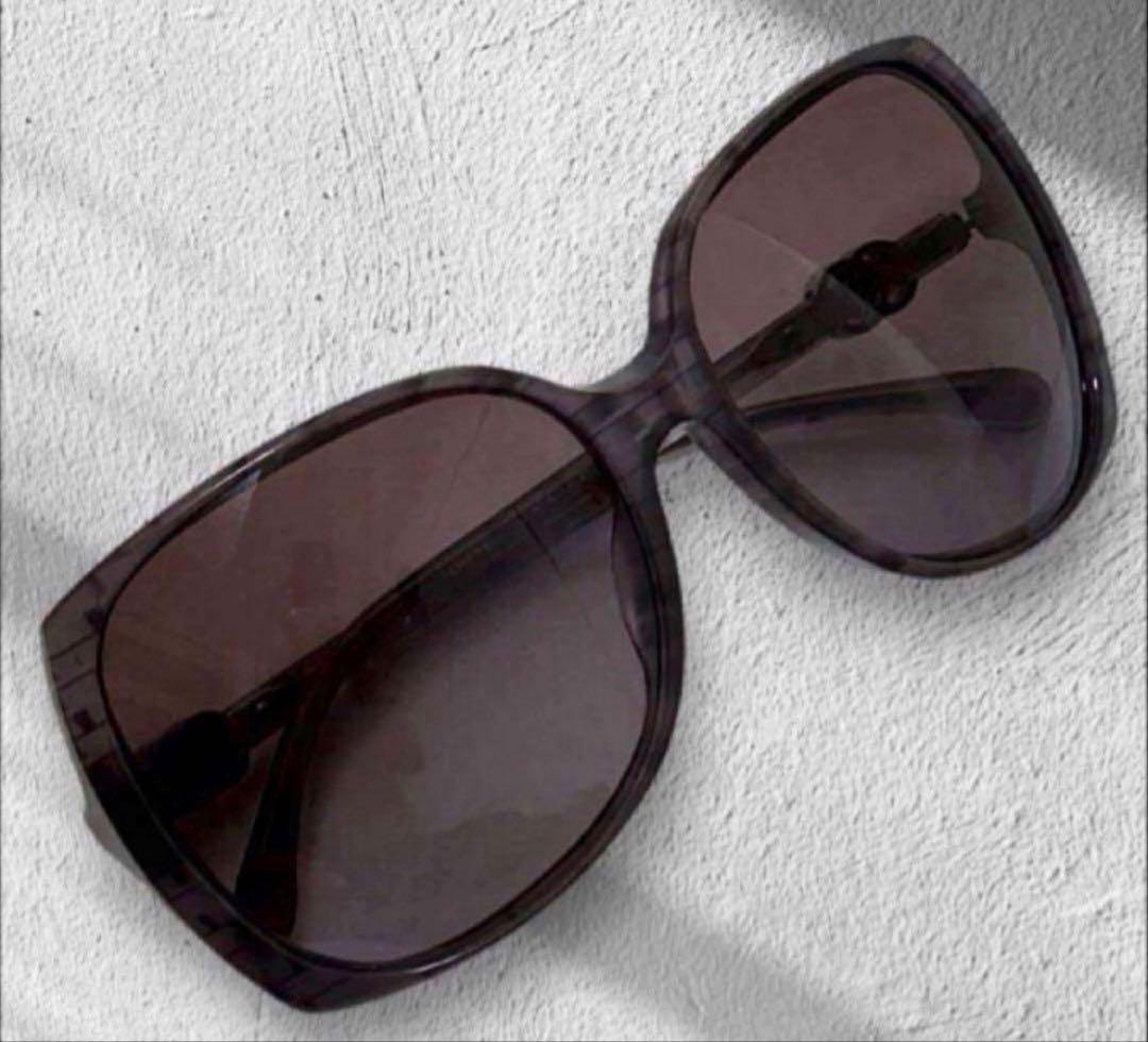 【CHANEL】美品☆UVサングラス☆パープル系☆サングラス☆ケース付き