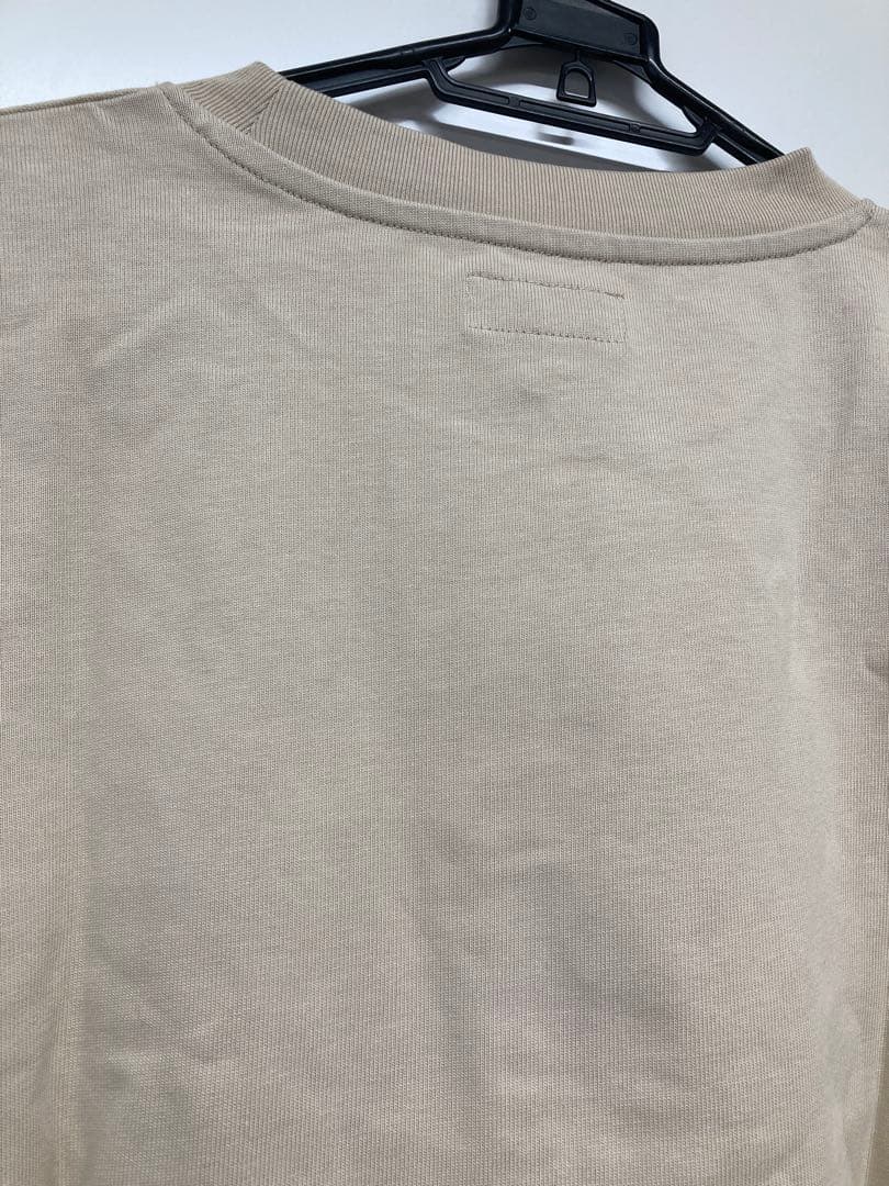 F-015-57 新品未使用　agnès b. ベージュ 半袖Tシャツ