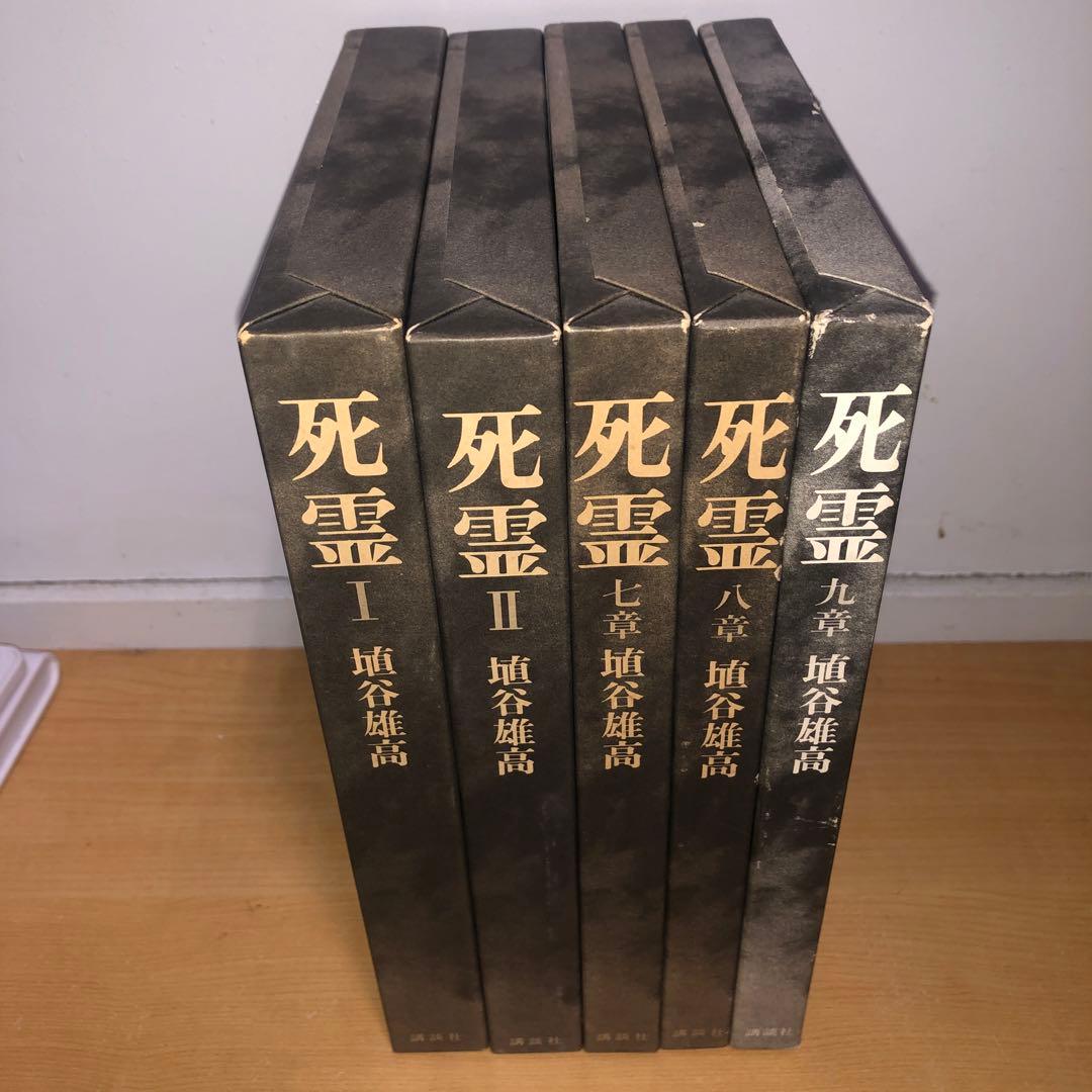 YP0820044 死霊　埴谷雄高　一章〜九章　全巻　箱付き
