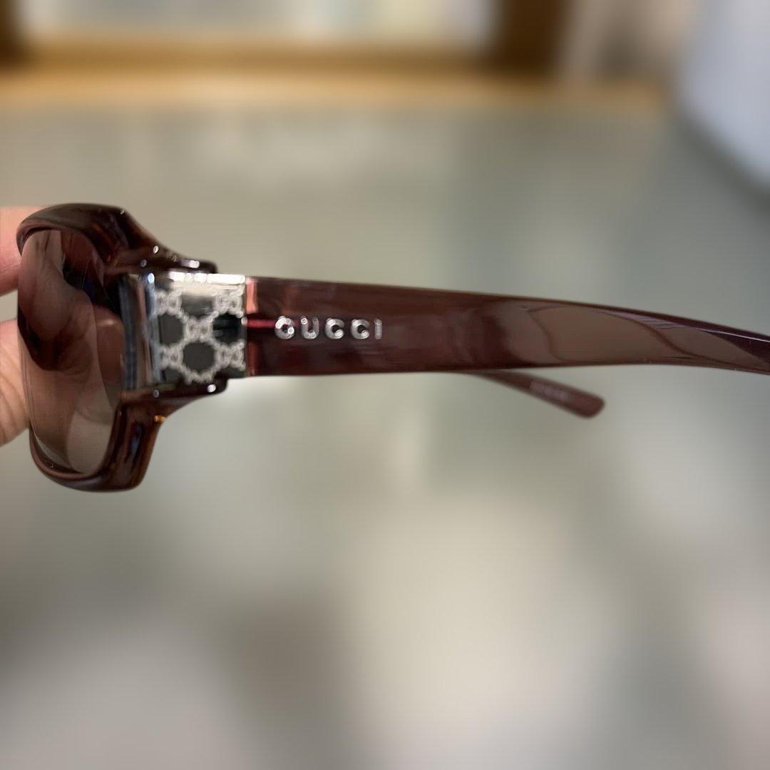 GUCCI ブラウンフレーム サングラス
