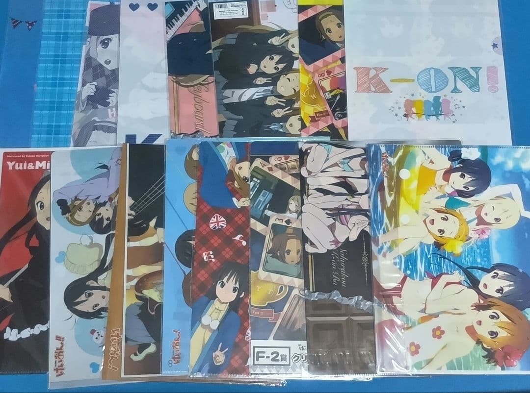 けいおん　クリアファイル　クリアポスター　まとめ売り