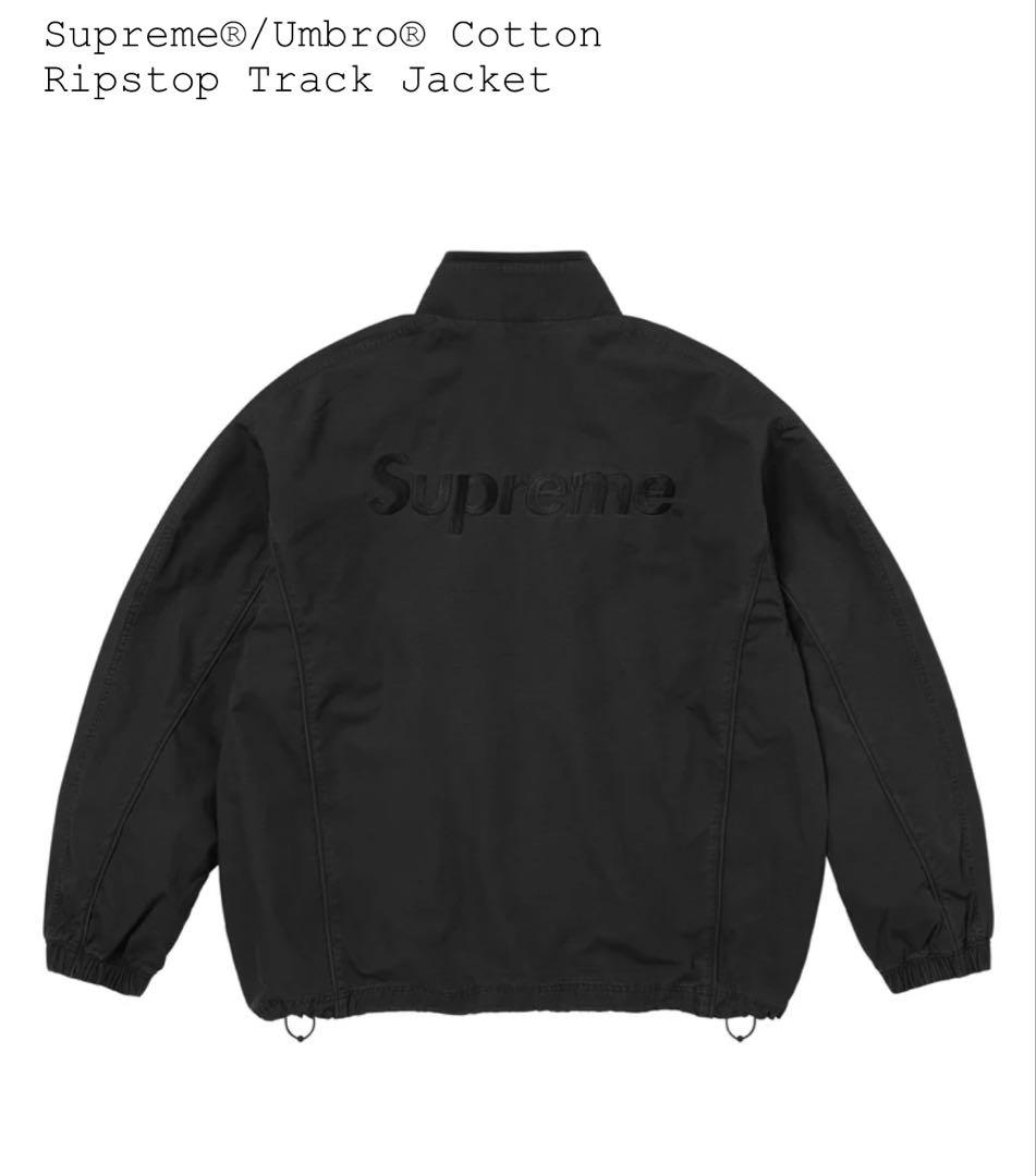 ジャケット・アウター Supreme Umbro Cotton Ripstop Track Black