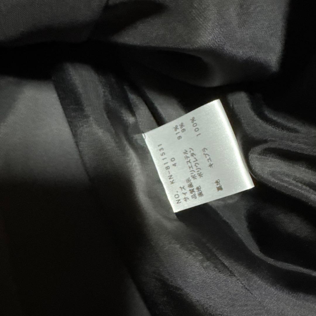 M'S GRACY チェック柄 半袖 ワンピース ひざ丈 サイズ40