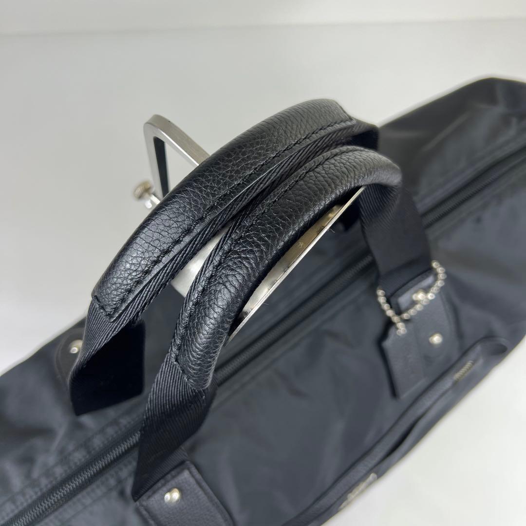 【馬車ロゴ✨】COACH ボストンバッグ 2way ナイロン 旅行 大容量 黒