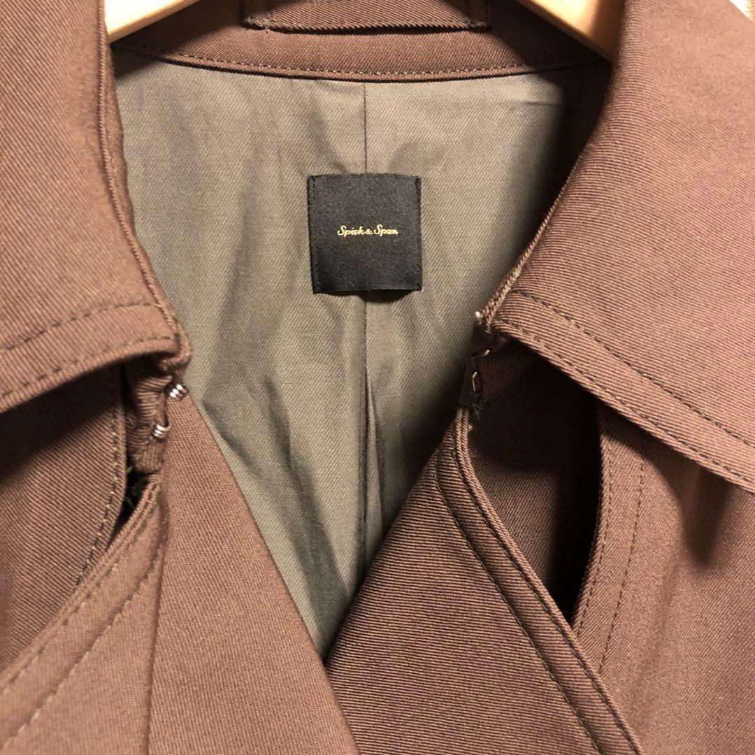 未使用　スピックアンドスパン　ウールトレンチコート