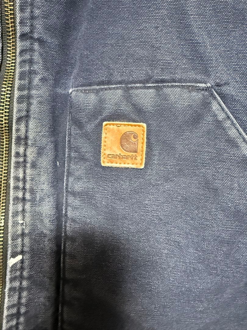 Carhartt Duck Vest V02 MDT ダックベスト L フェード