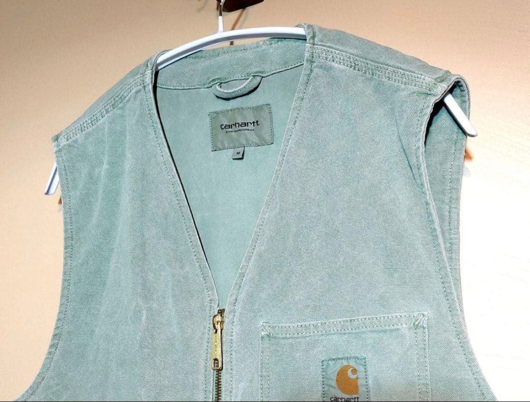 Carhartt ベスト グリーン Mサイズ