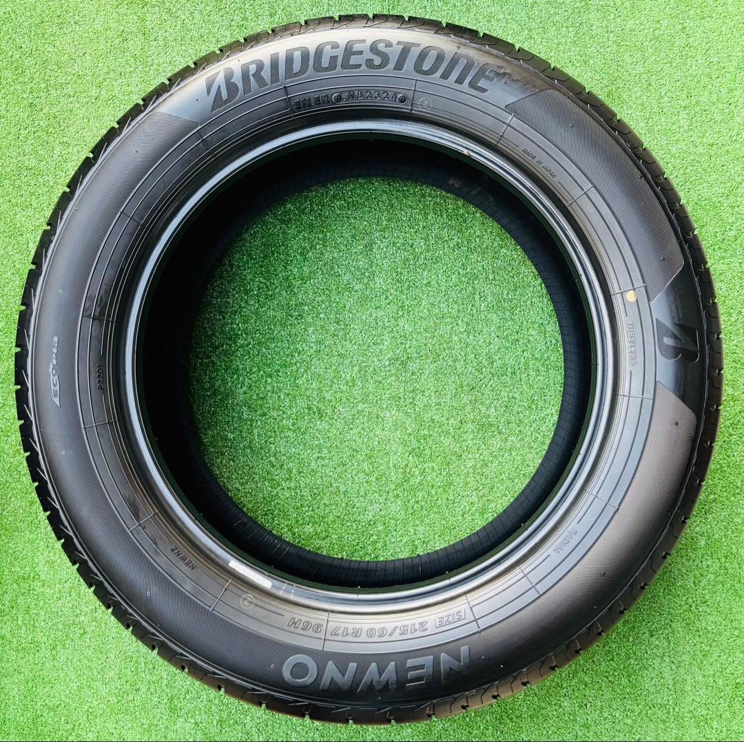 ほぼ新品ブリヂストン ニューノ 215/60R17. 24年製23週目タイヤ4本