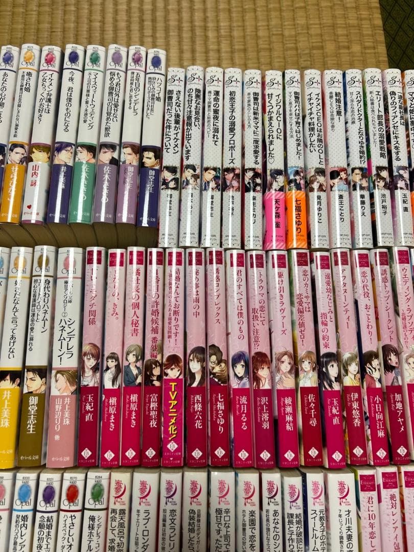 小説　まとめ　恋愛　ラブロマンス　文庫　約200冊　エタニティ　オパール　など