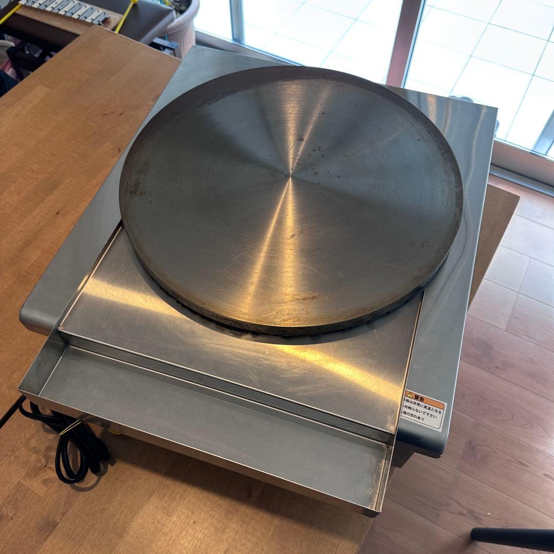 業務用 クレープ焼器 電気式 クレープメーカー 100V電源