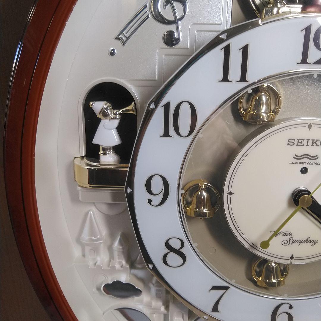 SEIKO セイコー　からくり電波時計　ウェーブシンフォニー
