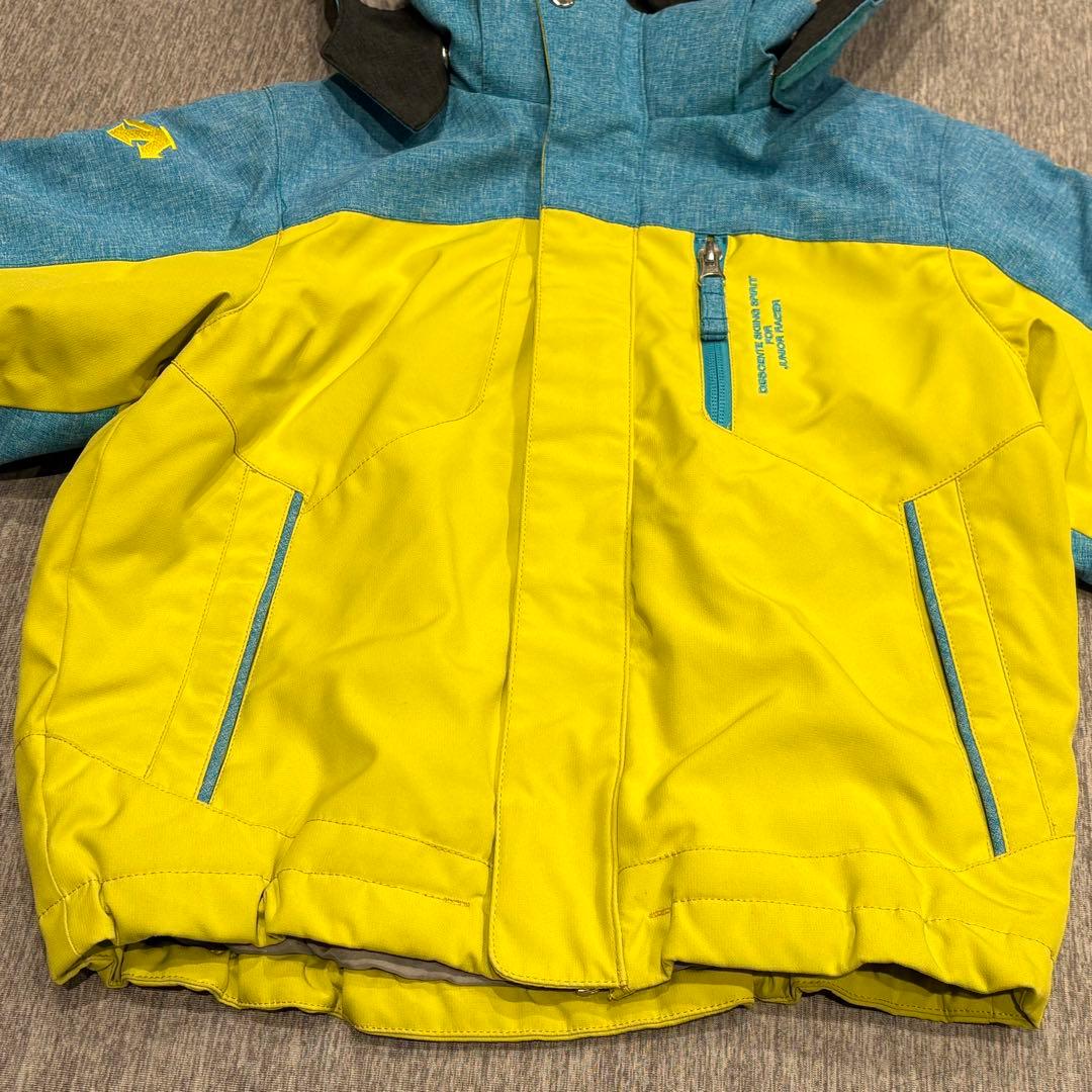 ⚫︎専用です美品⭐︎DESCENTE⭐︎110 デサントスキーウェア上下セット黄色水色