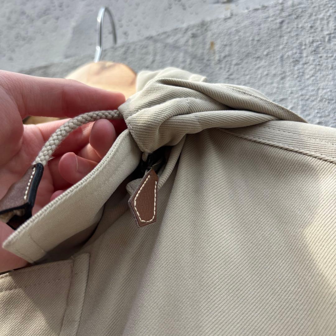 【レア】 HERMES エルメス ブルゾン コート ジャケット レザー