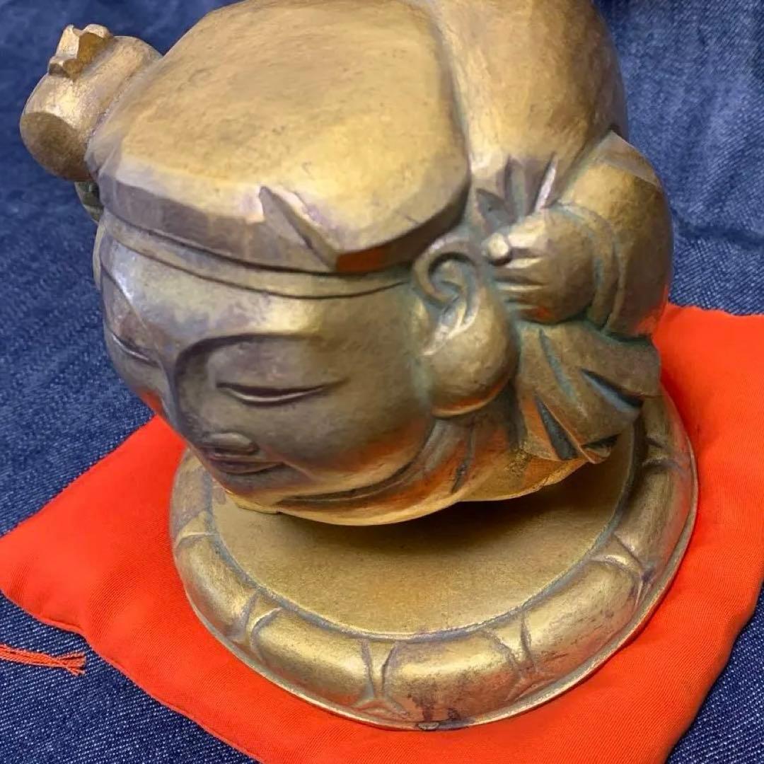 平櫛田中 大黒天 ブロンズ像　高さ約12cm 重さ約2.7kg