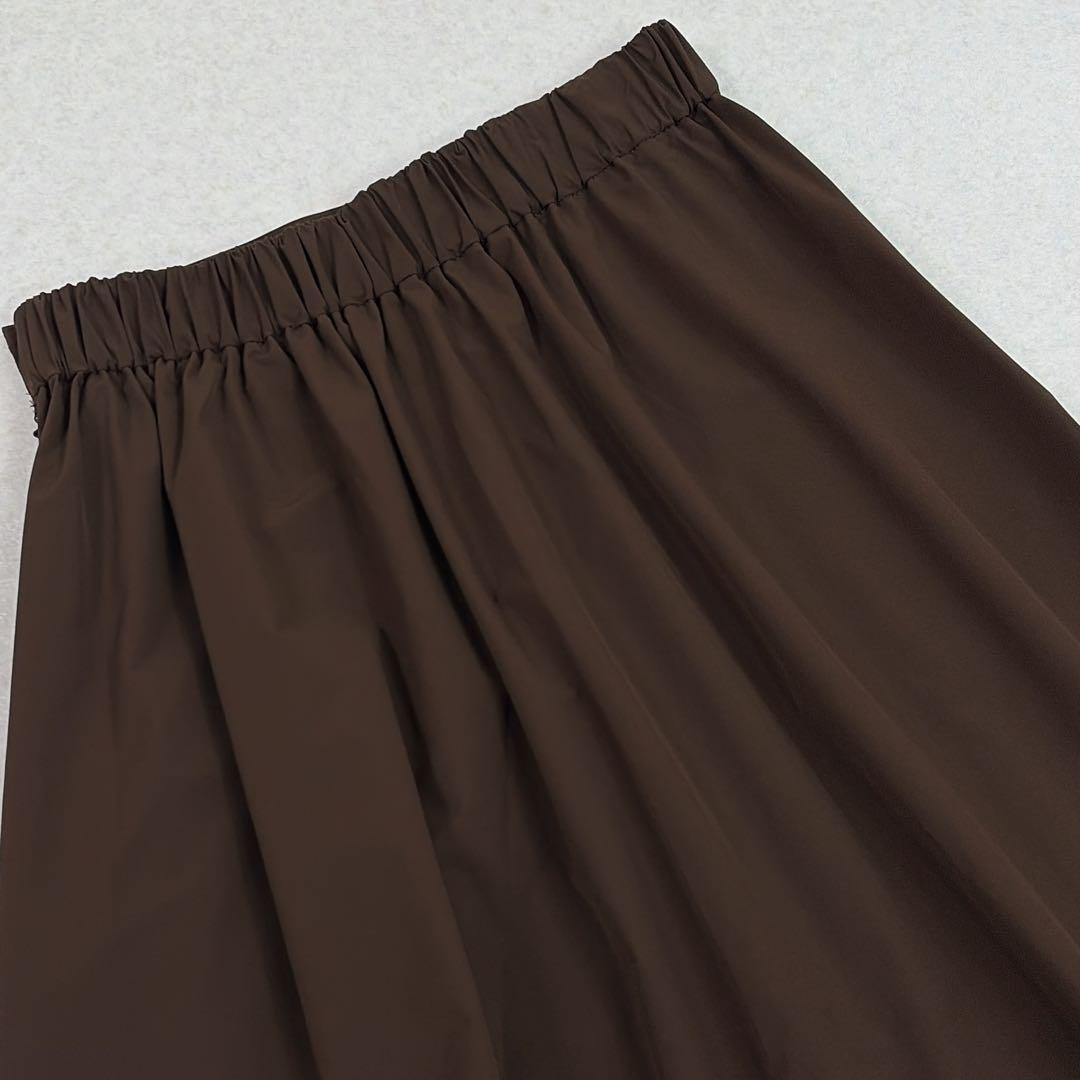 BALLSEY ボールジィ ストレッチタフタ ボリュームギャザースカート　32