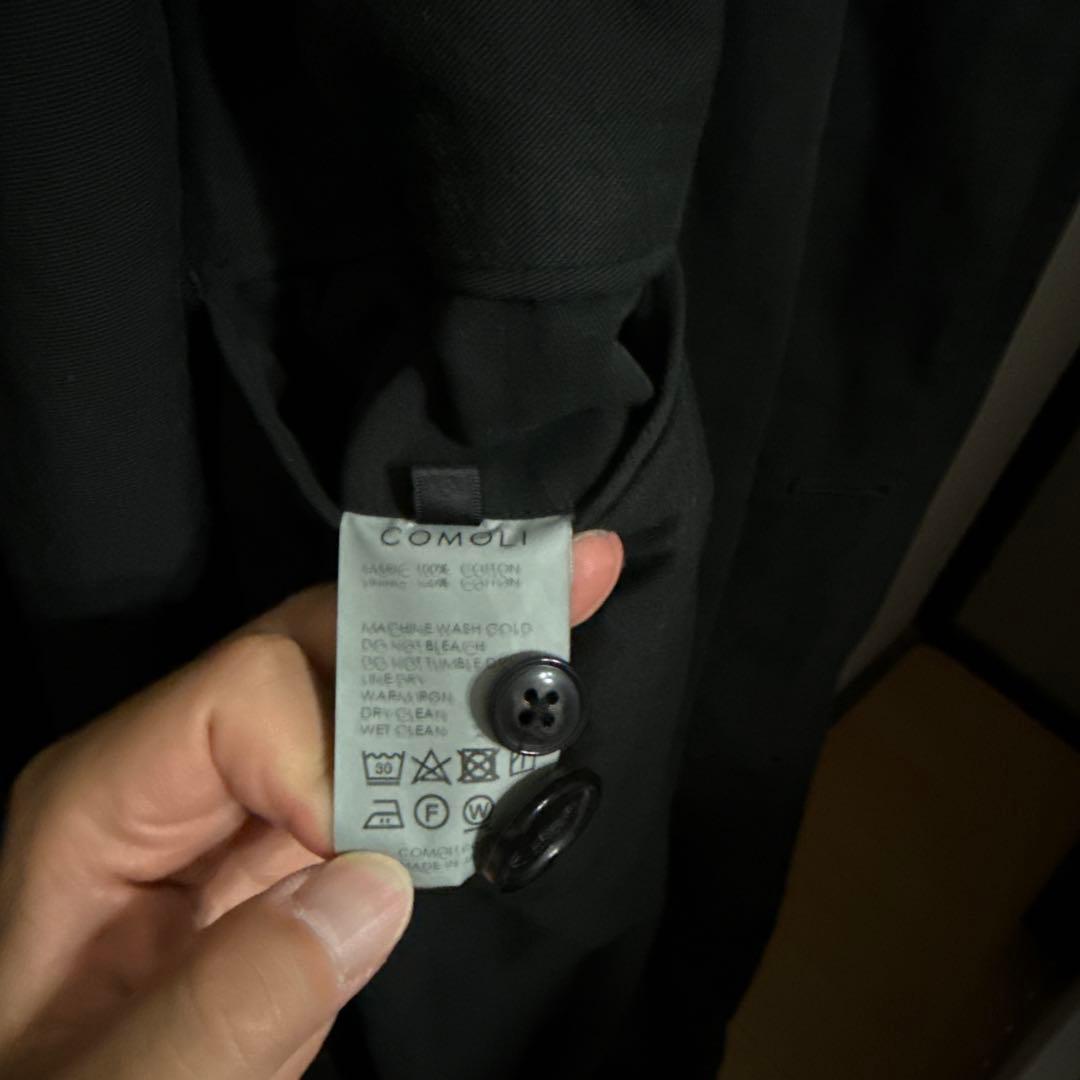 【大特価】COMOLI 製品染バルカラーコート