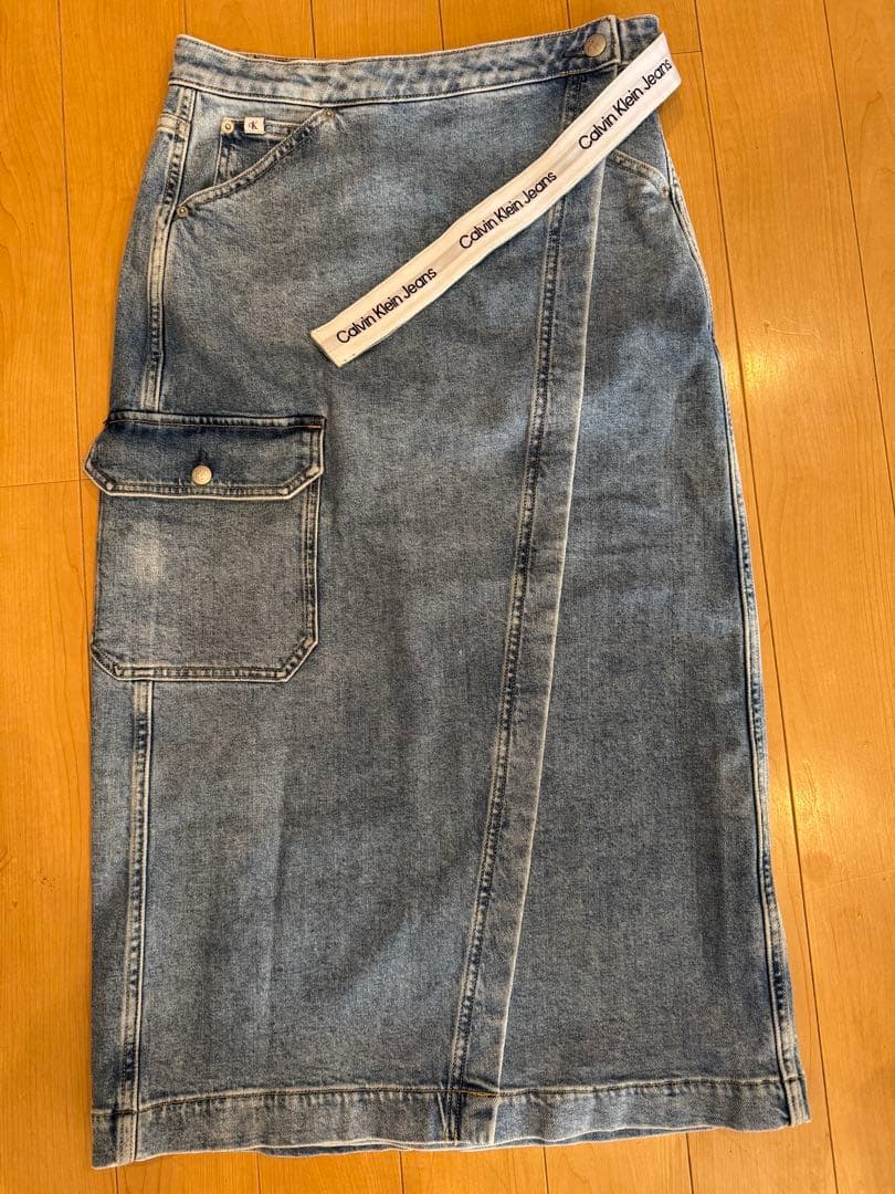 激美品！カルバンクラインジーンズ デニムスカート W27
