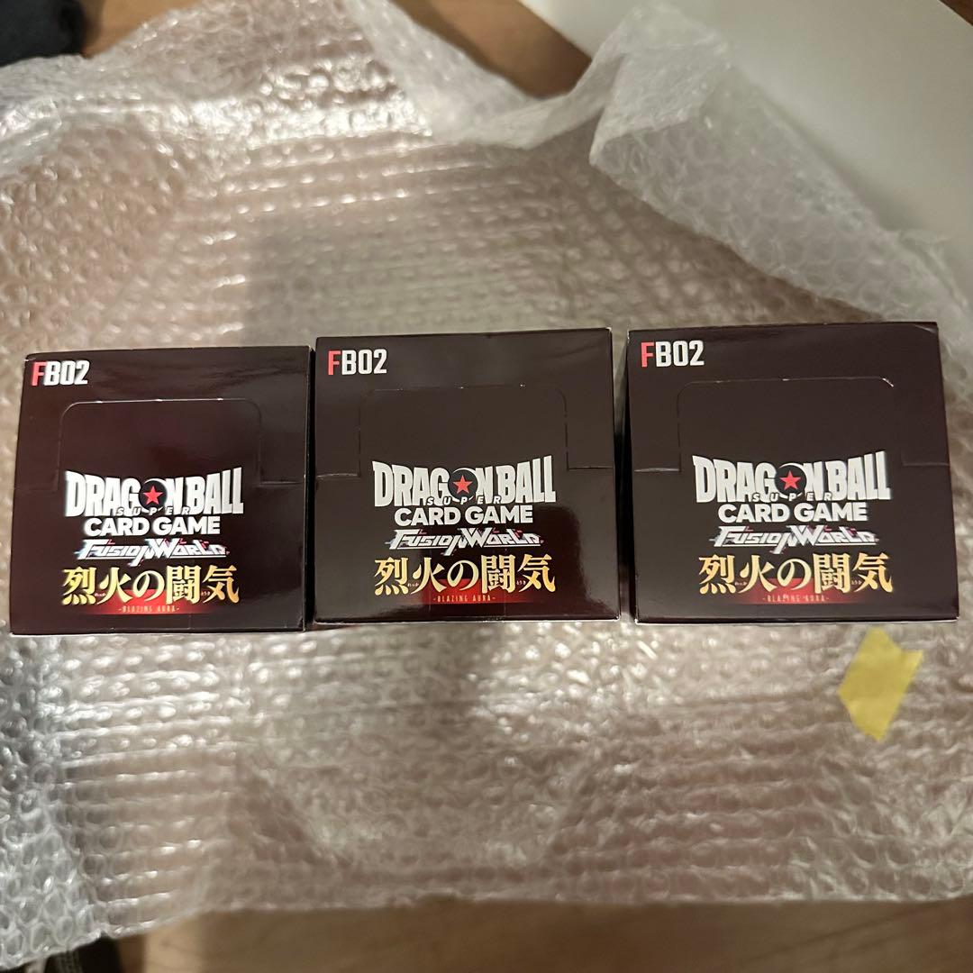 ドラゴンボールカードゲーム　烈火の闘気　3box