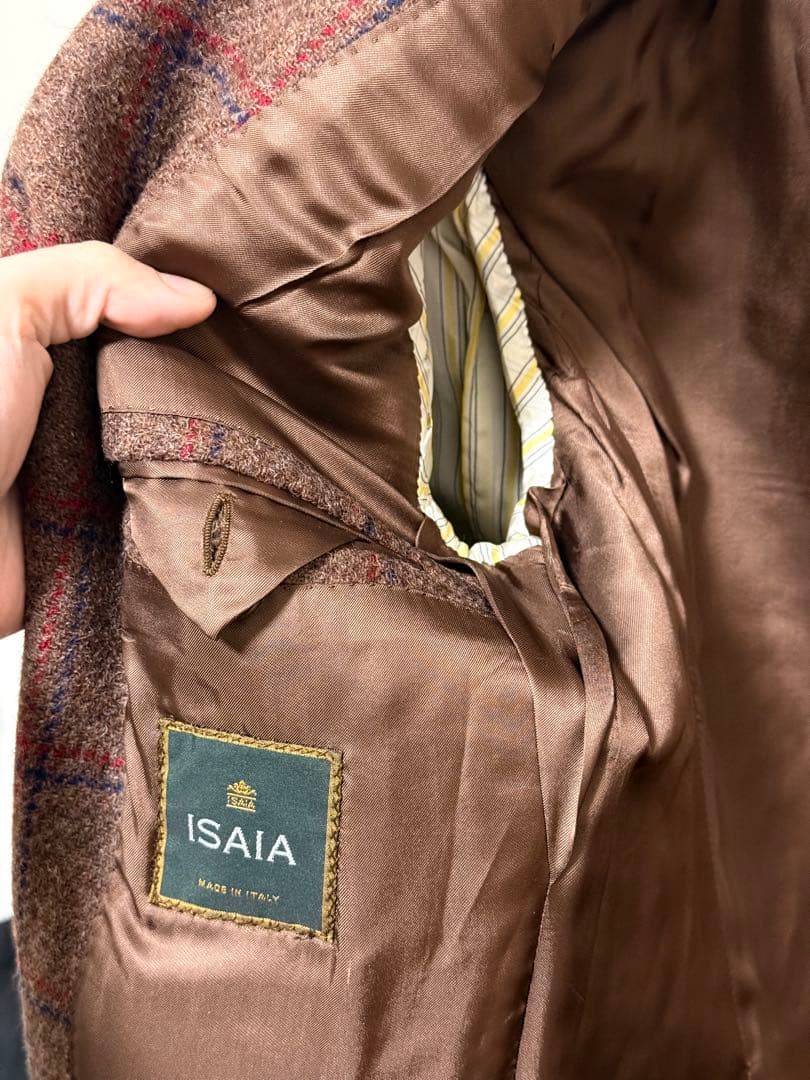 ISAIA イザイア ツィードジャケット 46 IR