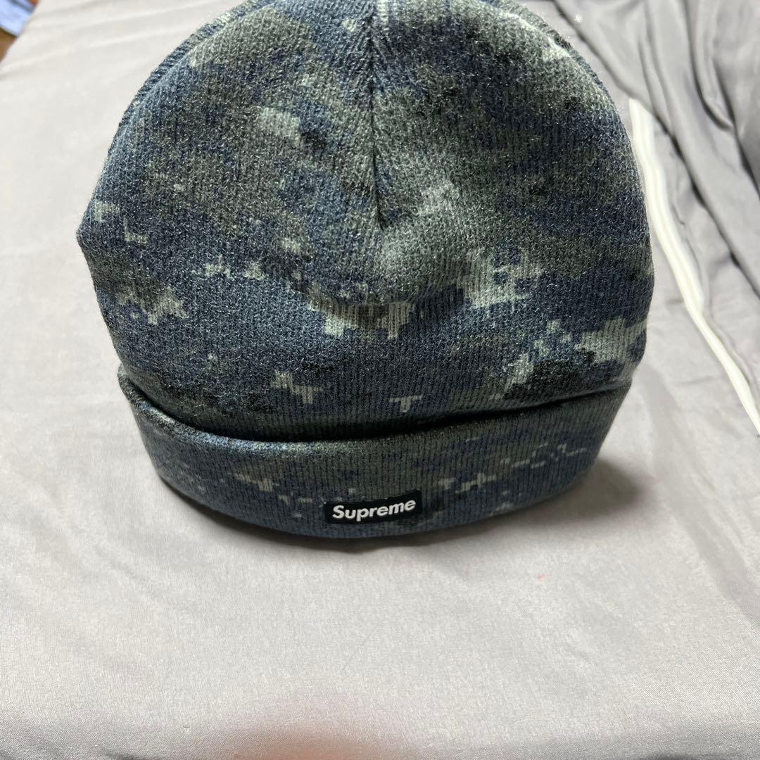 Supreme 迷彩ニット帽