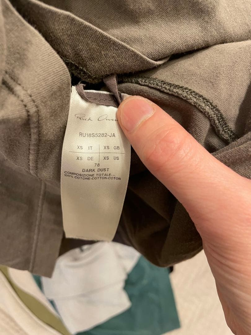トップス Rick Owens 18SS level T