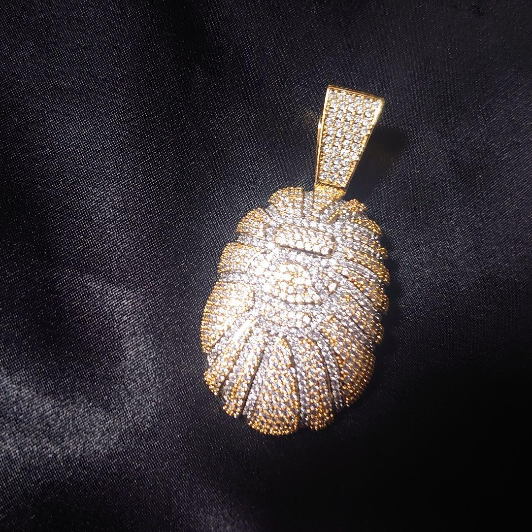 A BATHING APE bape 3D猿 ペンダント ジュエリー ジルコニア