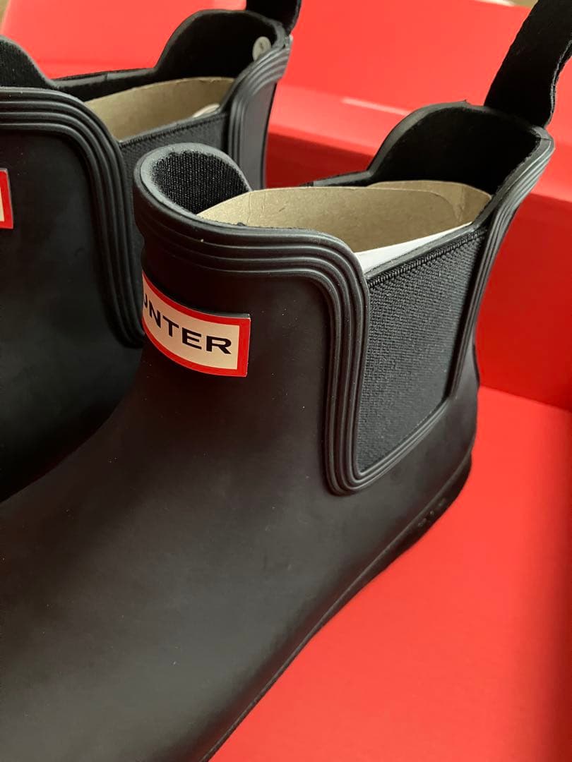 ハンター　HUNTER レインブーツ　ショート丈　　　　24.5cm