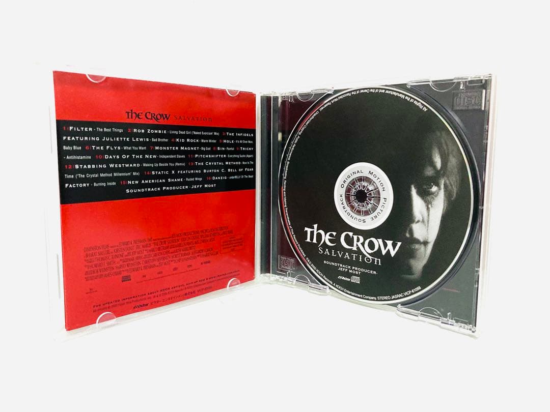 新品同様／映画『クロウ 飛翔伝説』シリーズサントラ＆スコアCD 4枚セット／廃盤