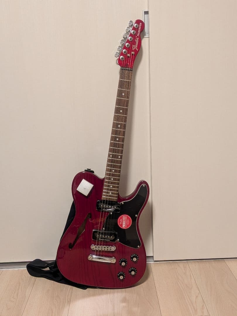 ギター Fender JA-90 Telecaster Thinline Red