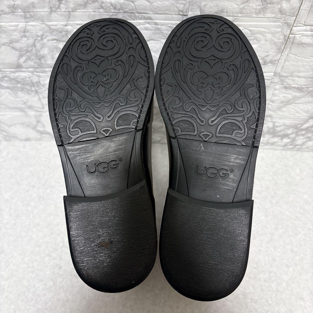 ⭐️美品⭐️UGG アグ レインブーツ ショートブーツ 黒 25㎝