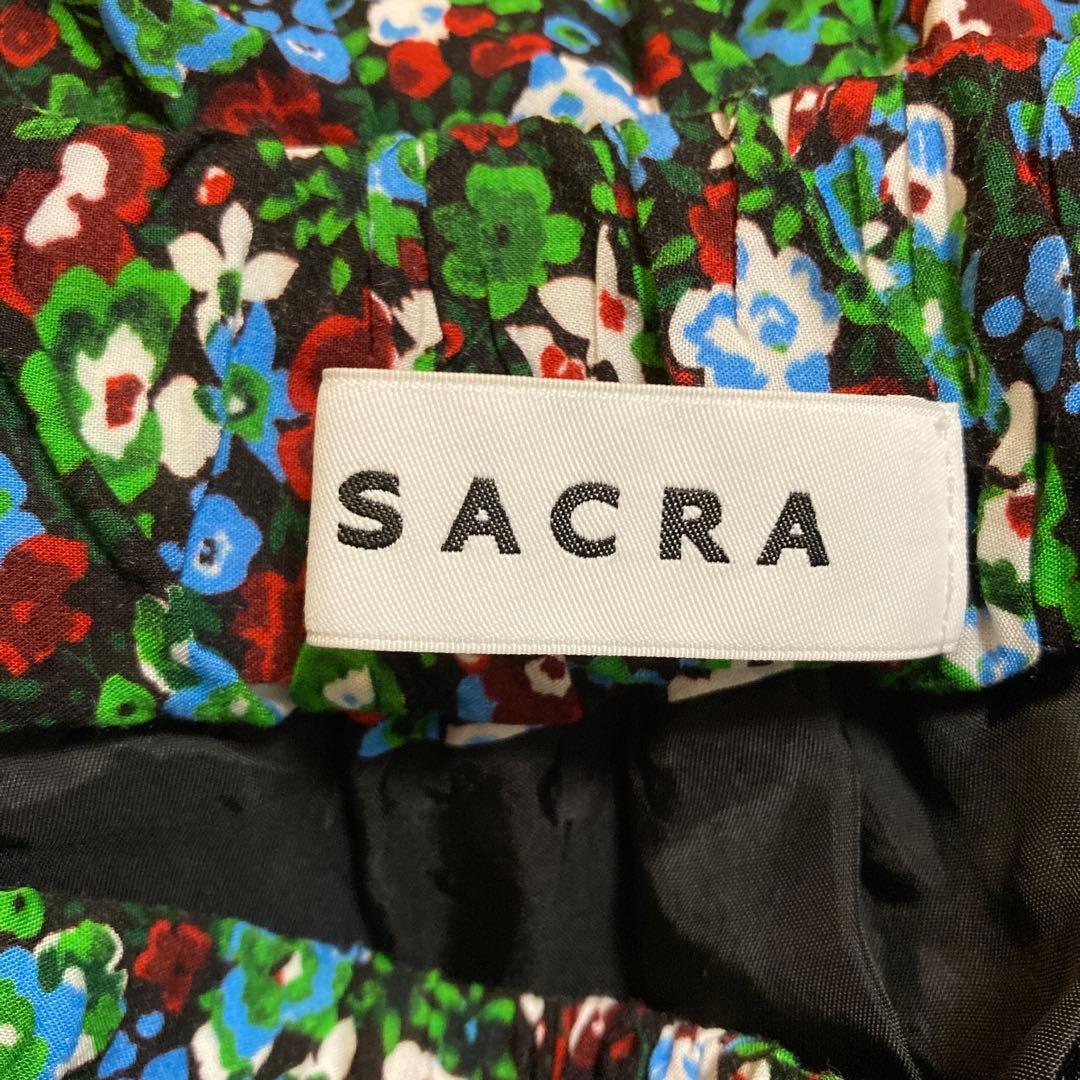 サクラ　SACRA ティアードフラワースカート