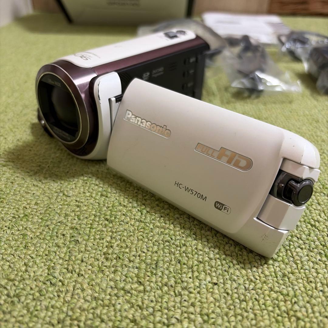 【Panasonic】HC-W570M ビデオカメラ【ホワイト】