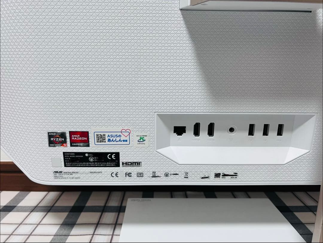 液晶一体型パソコンASUS OFFICE/SSD/HDD/￼メモリ16GB￼