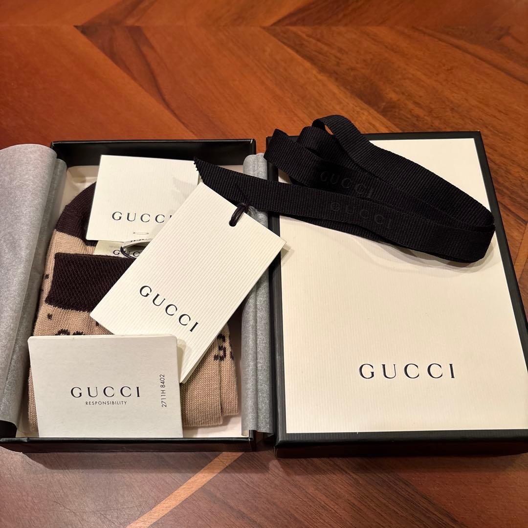 新品タグ付き♡GUCCI♡GGロゴ ソックス♡