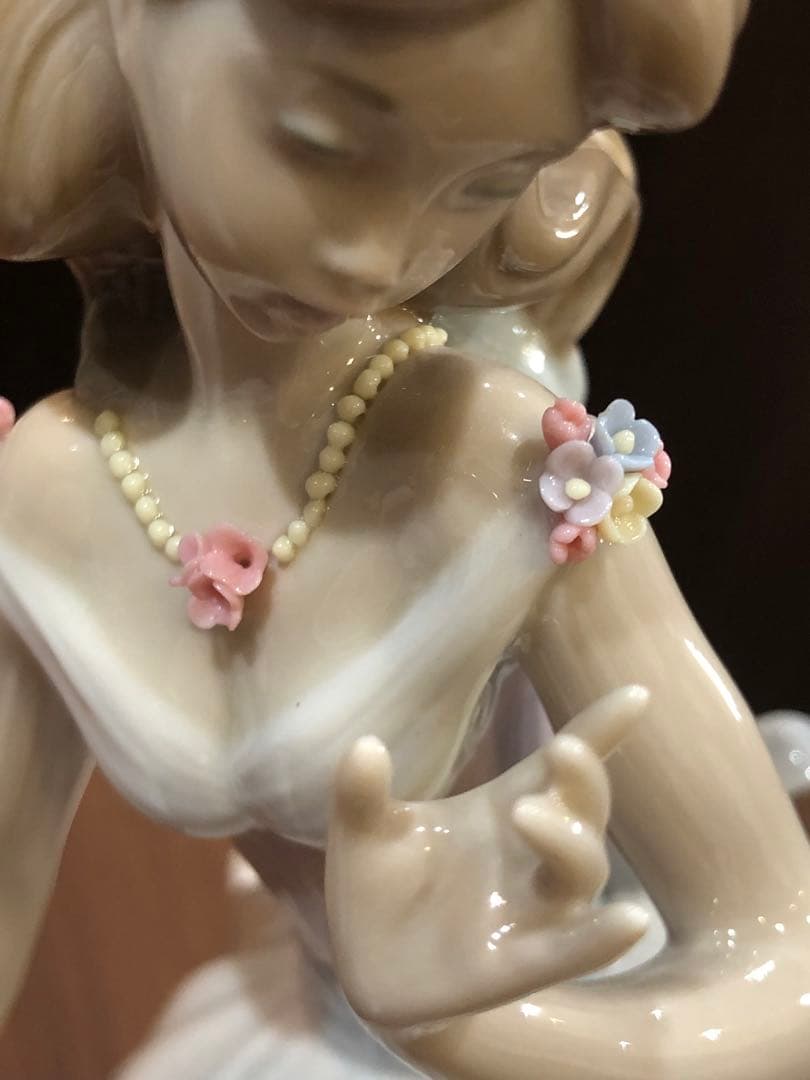 ブ*ブ様 LLADRO リヤドロ　シンデレラ　宮殿の階段で　陶器