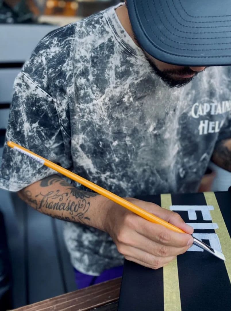【たけ丸！】#DARK OCEAN LOGO TEE USED