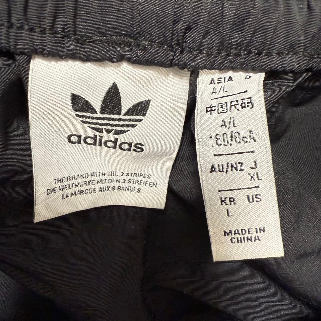 adidas originals 3ストライプ カーゴパンツ 黒 L 新品