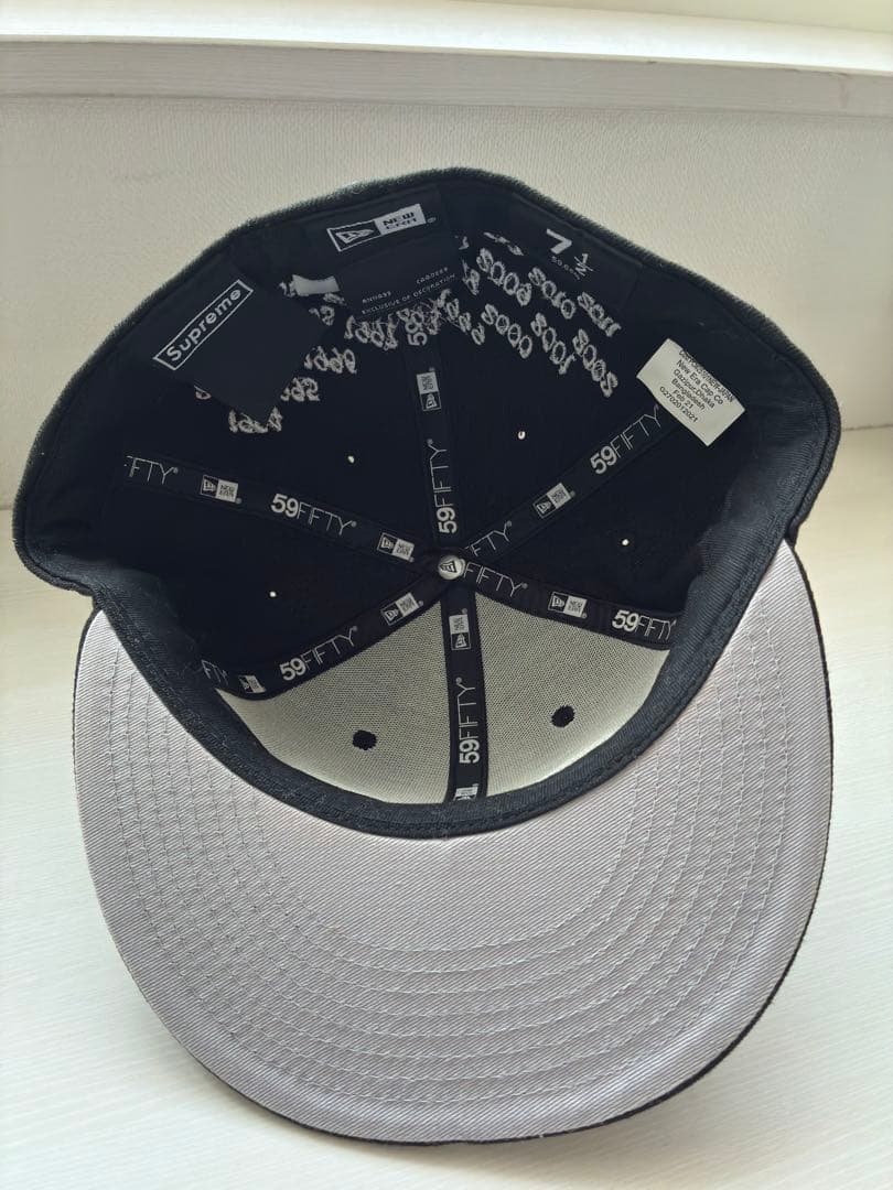 Supreme Box Logo New Era ブラック 7 1/2