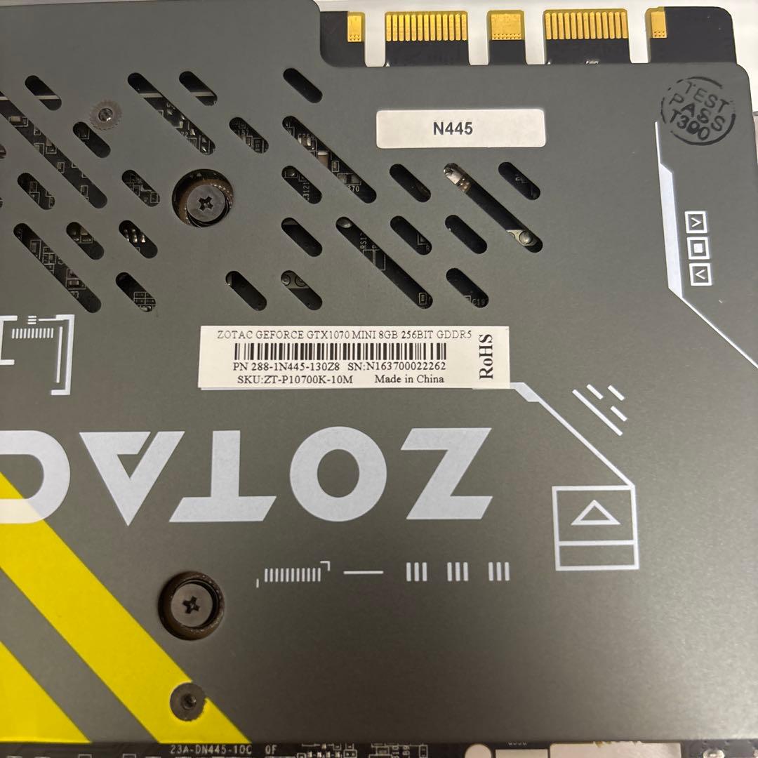 グラフィックボード・グラボ・ビデオカード ZOTAC GeForce GTX 1070 8GB