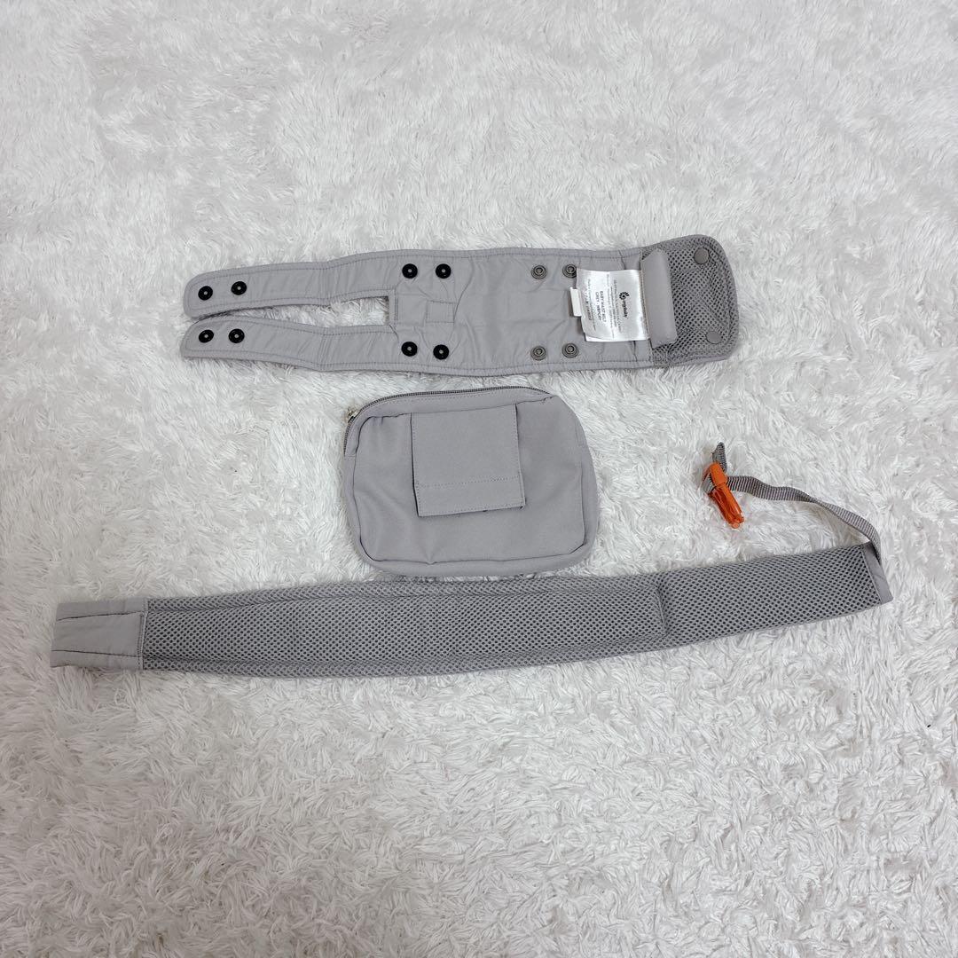 【美品】ergo エルゴ オムニ360 クールエア 限定色 グレーピンクドット