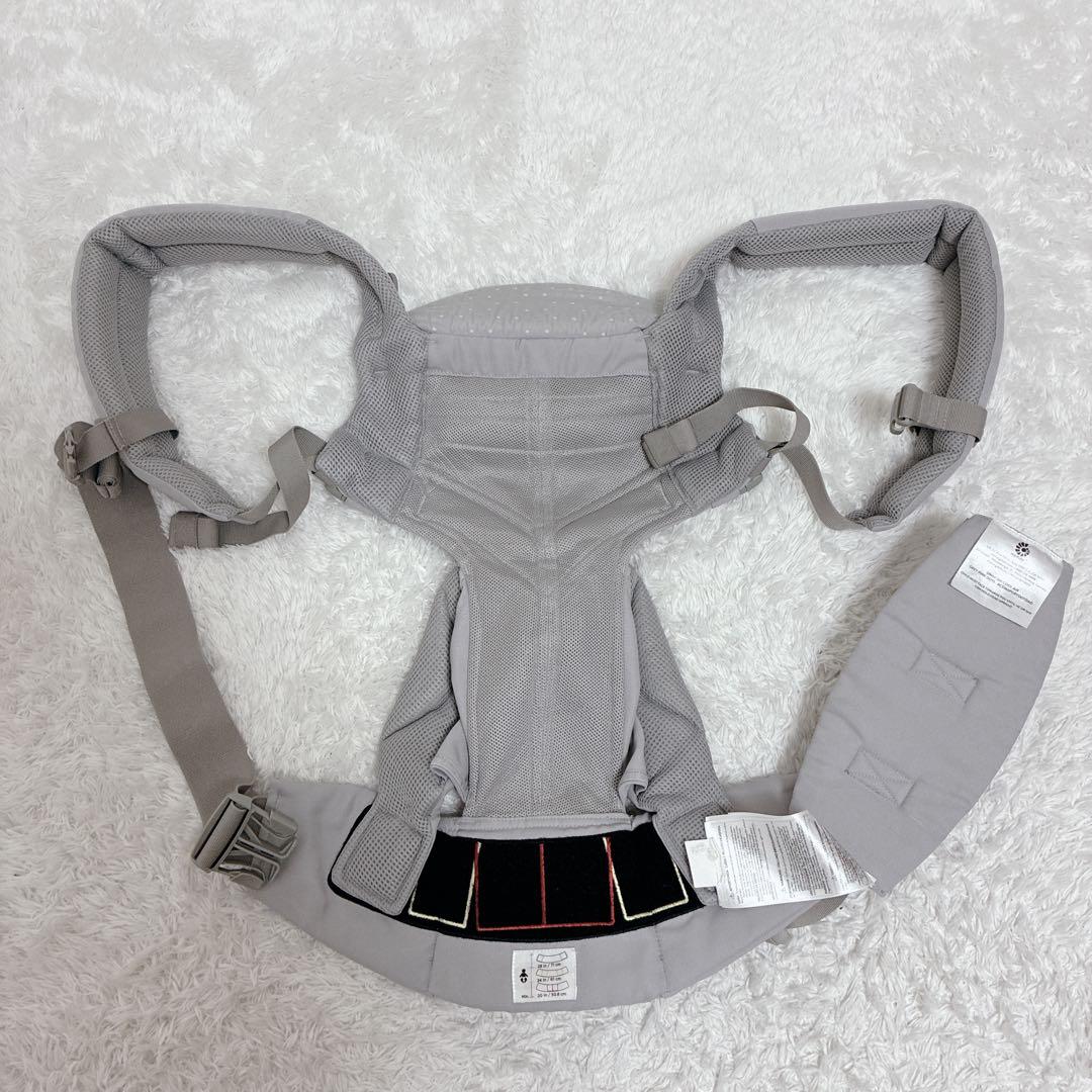 【美品】ergo エルゴ オムニ360 クールエア 限定色 グレーピンクドット