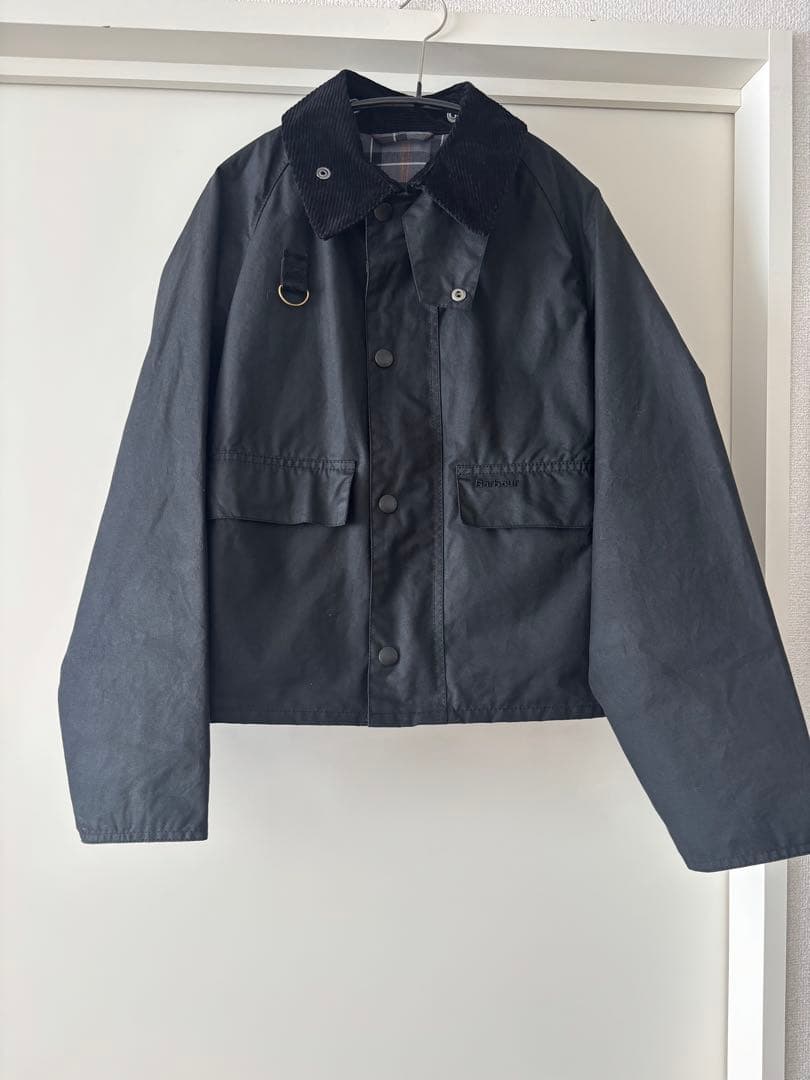 【美品】Barbour スペイ　黒　Sサイズ