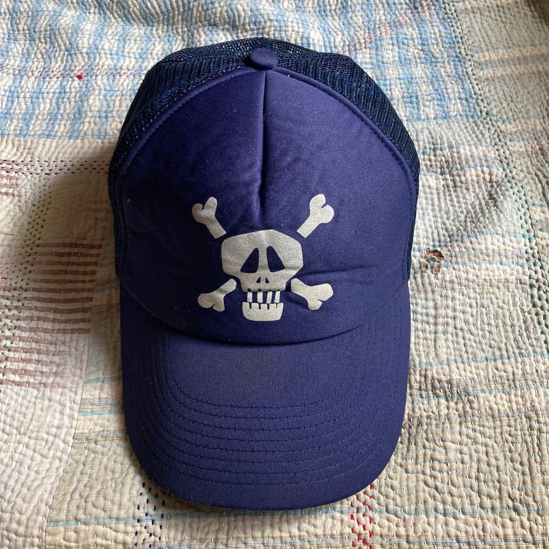 帽子 90s Old Stussy Skull Mesh Cap